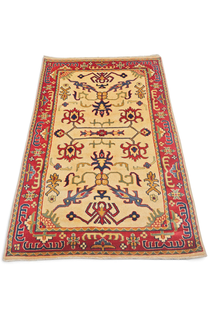 Cream Palmette Kazak