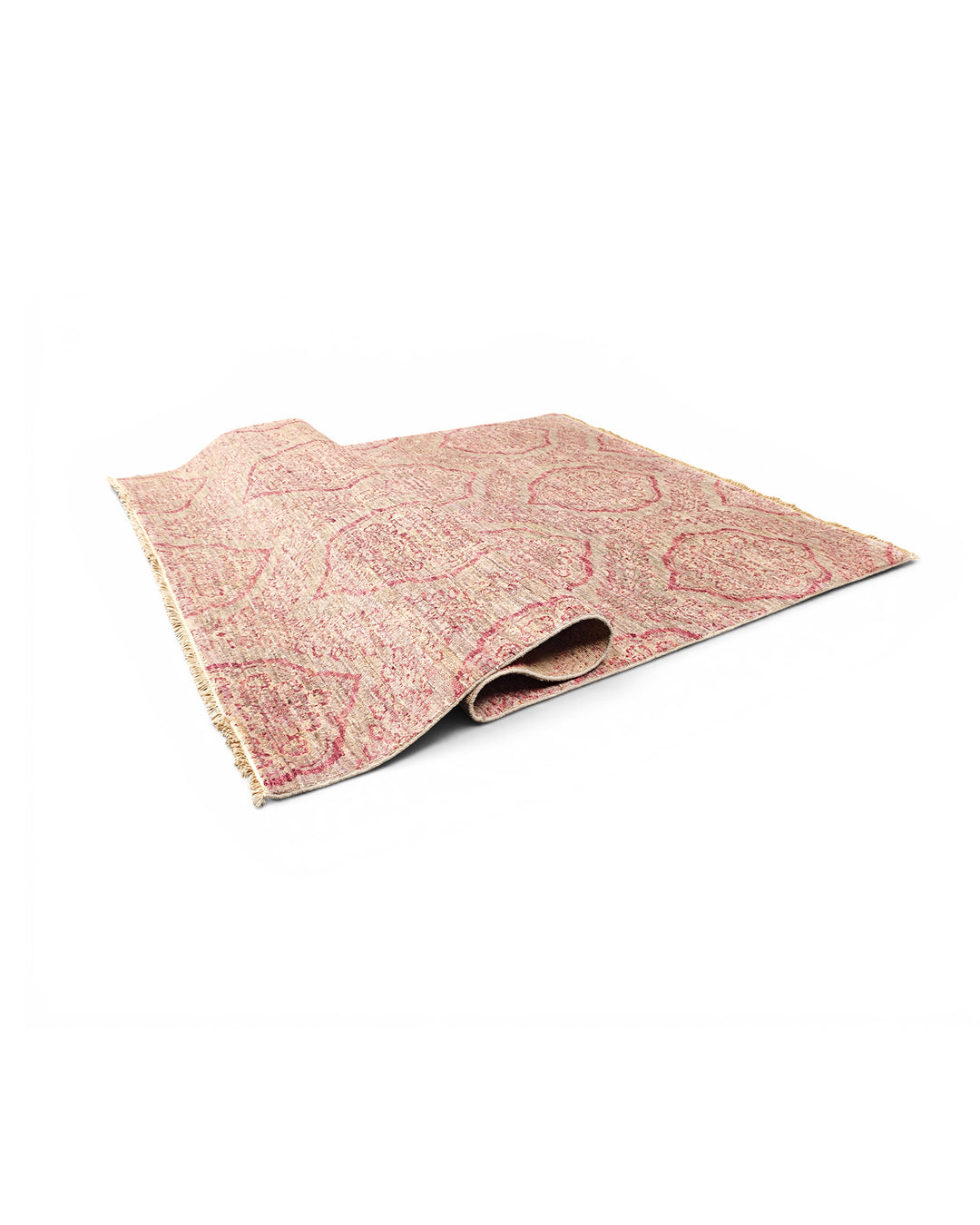 Blush Gabbeh, Hand-Knotted Afghan Wool Rug
