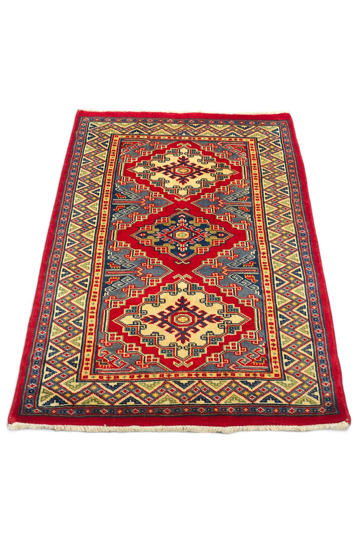 Red Triple Medallion Kazak