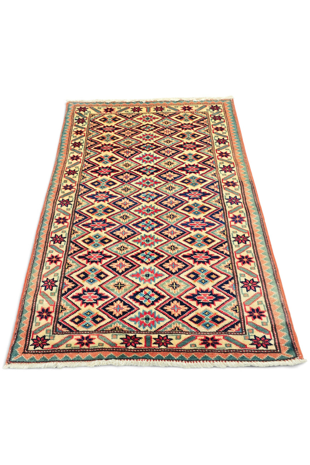 Cream Lattice Kazak