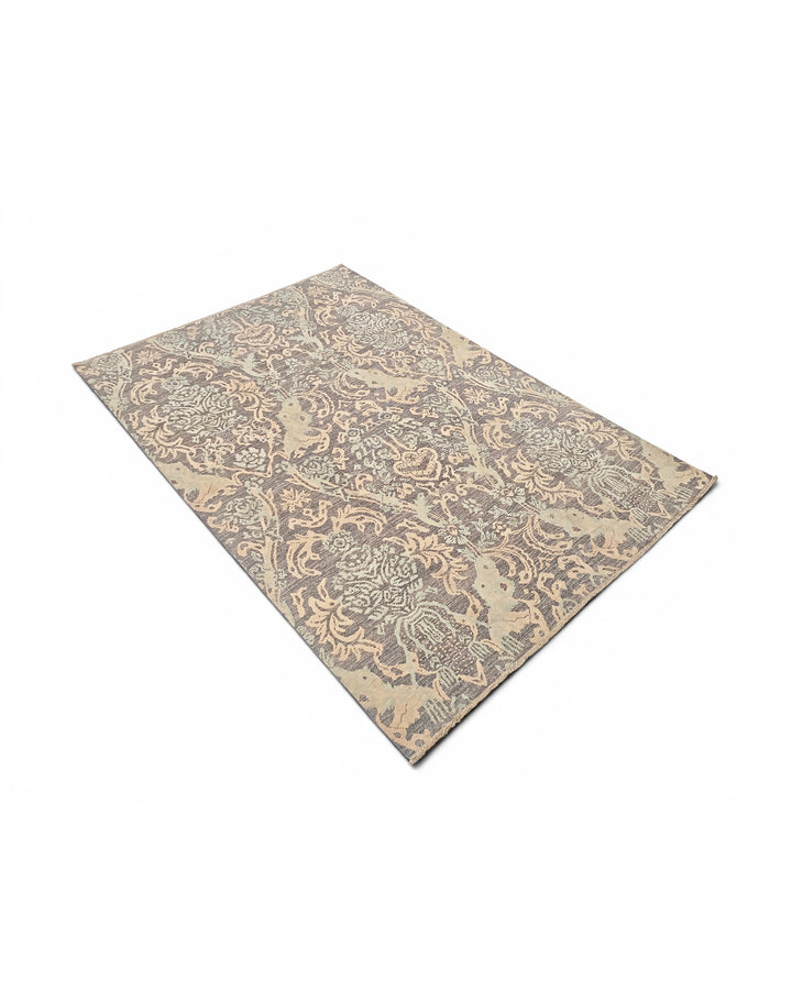 Driftwood Gabbeh, Hand-Knotted Afghan Wool &amp; Silk Rug