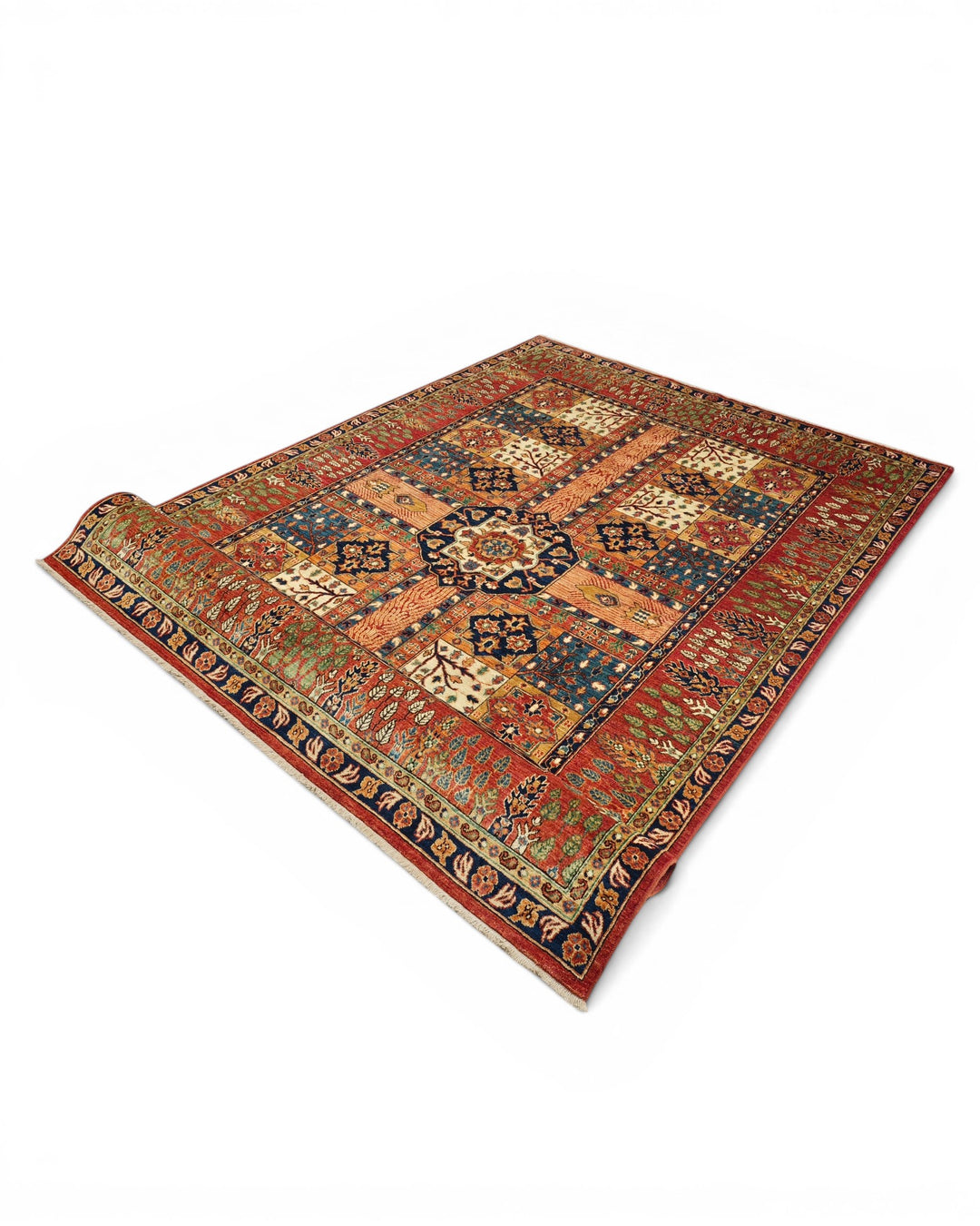 Multicolour Pakistani Bokhara, Hand-Knotted Wool Rug