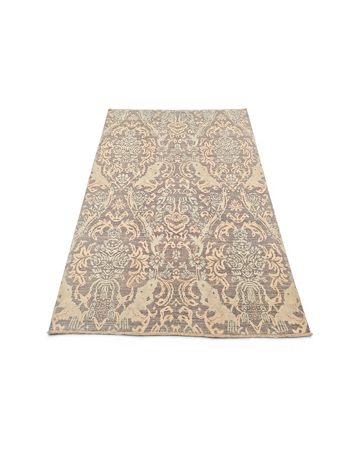 Driftwood Gabbeh, Hand-Knotted Afghan Wool &amp; Silk Rug