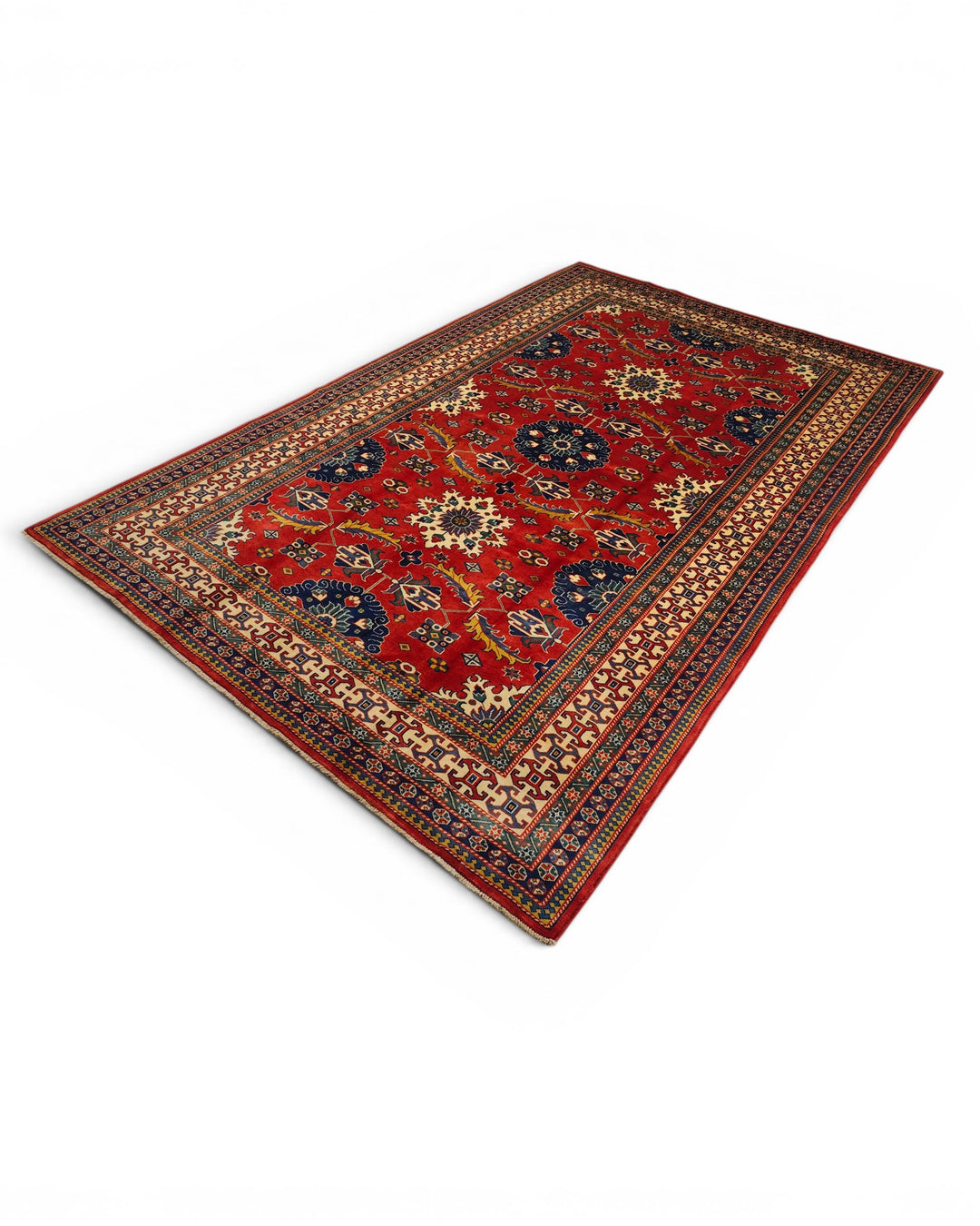 Brown Afghani Sherwan, Hand-Knotted Wool Rug