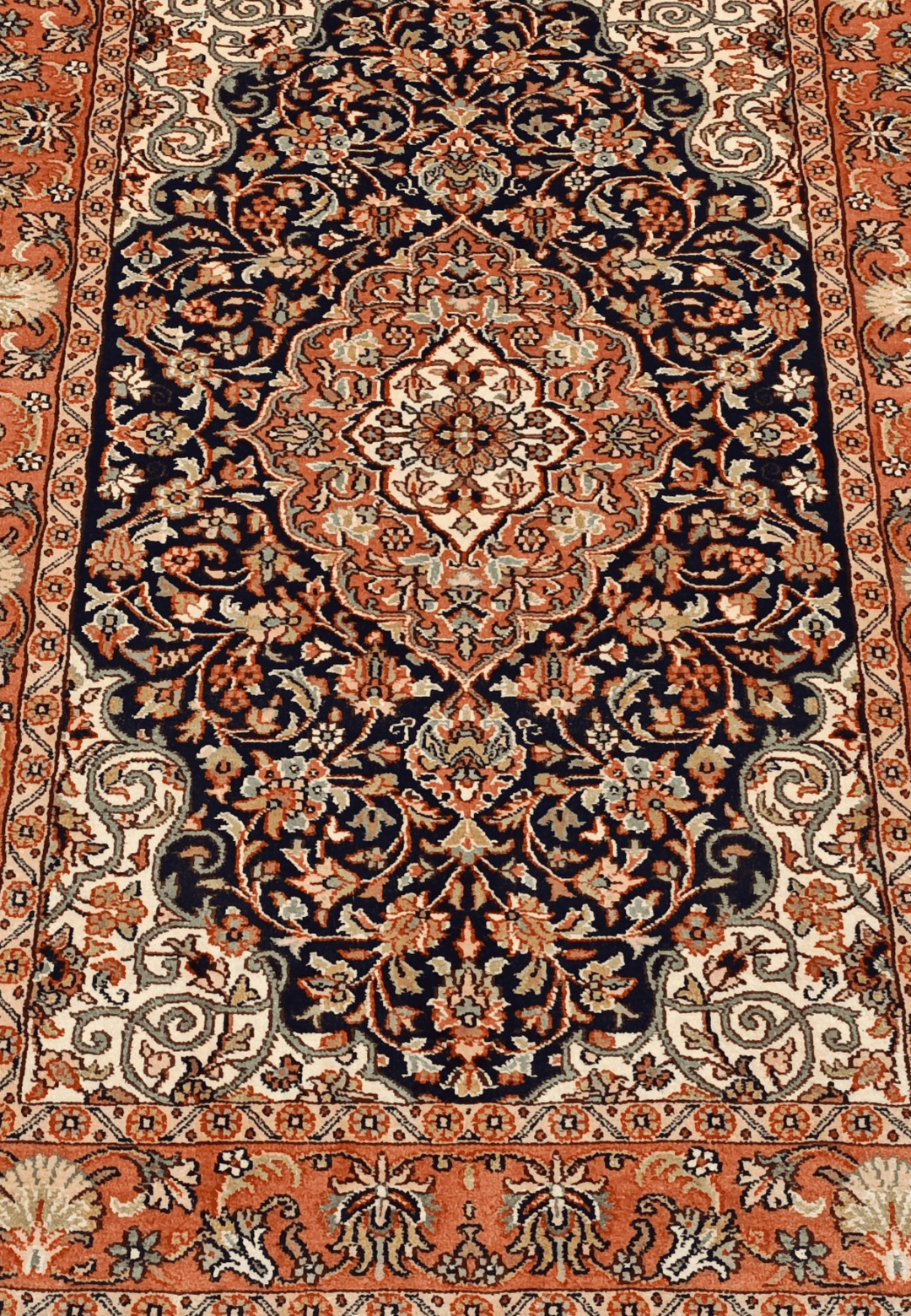 Navy Lobed Medallion