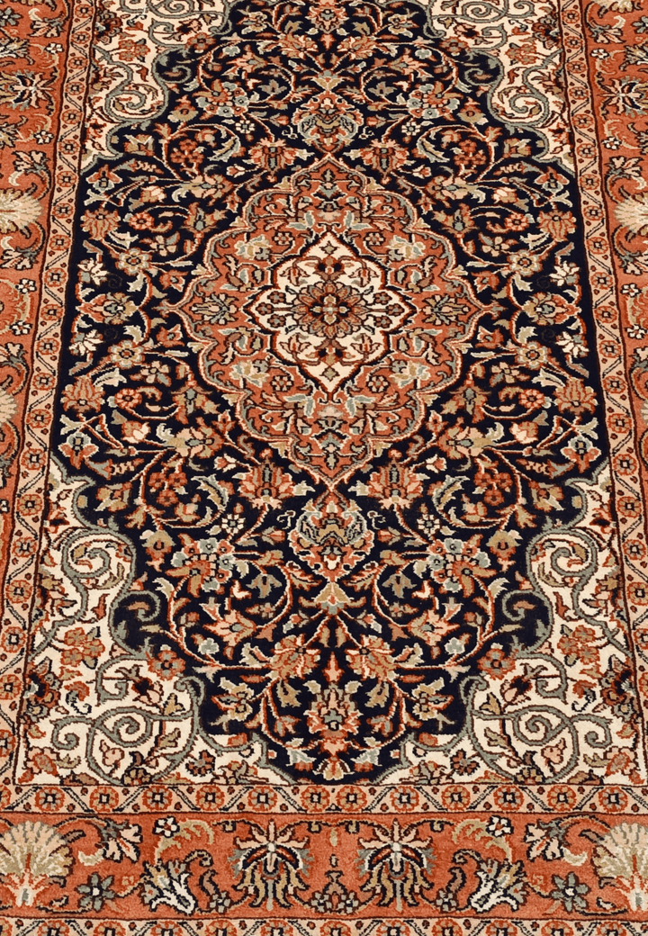 Navy Lobed Medallion