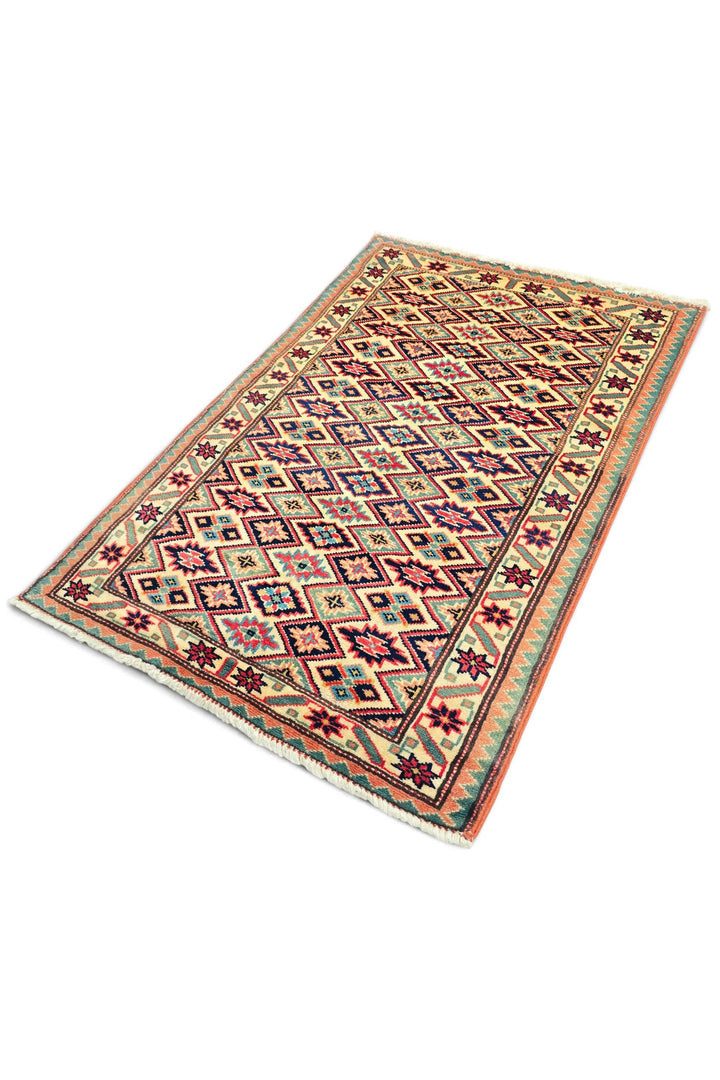 Cream Lattice Kazak