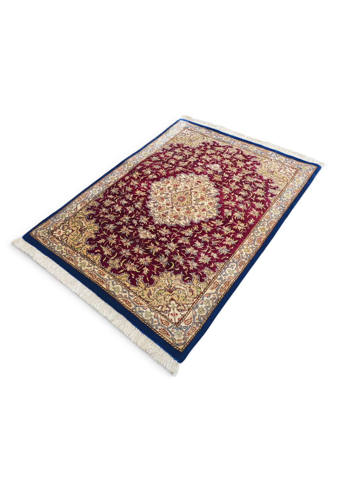 Burgundy Medallion Qum