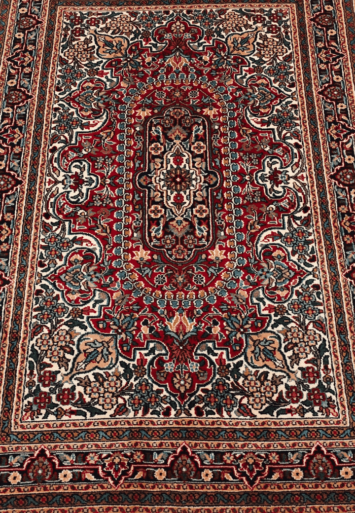 Red Cartouche Medallion