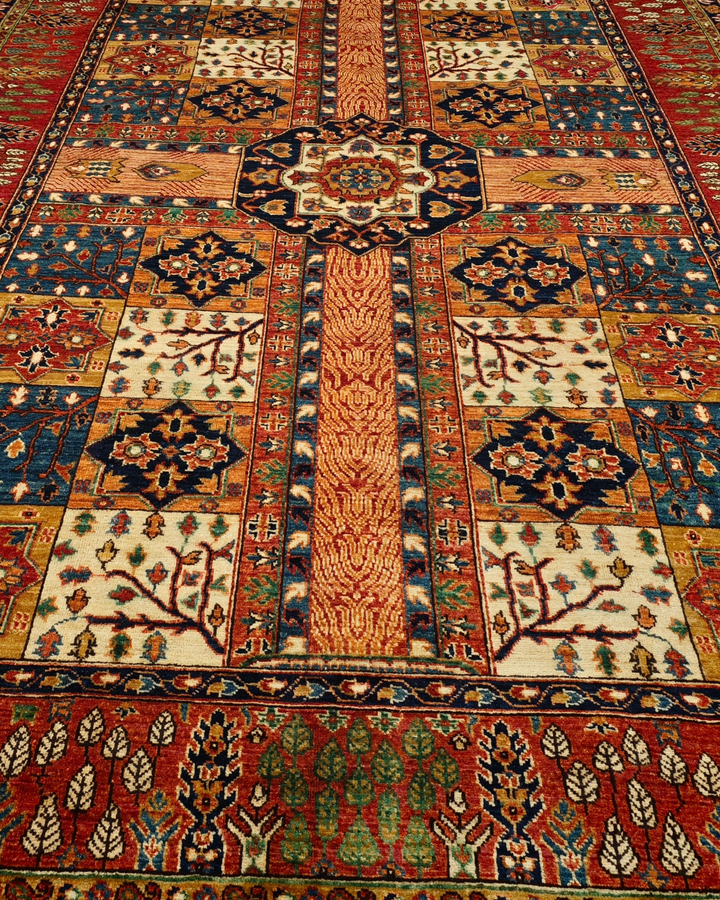 Multicolour Pakistani Bokhara, Hand-Knotted Wool Rug