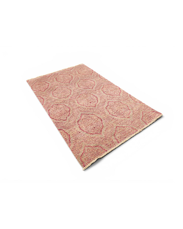 Blush Gabbeh, Hand-Knotted Afghan Wool Rug