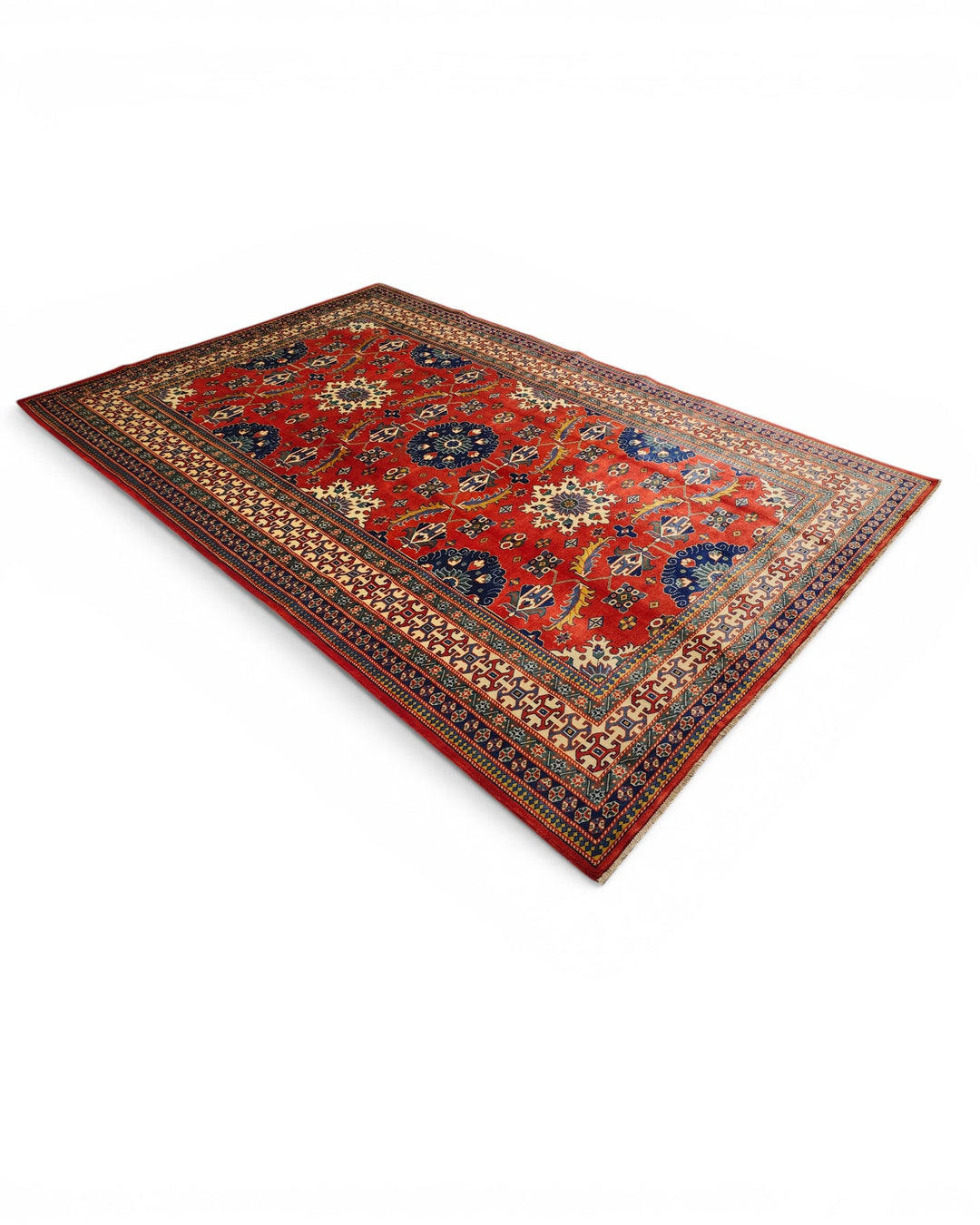 Brown Afghani Sherwan, Hand-Knotted Wool Rug