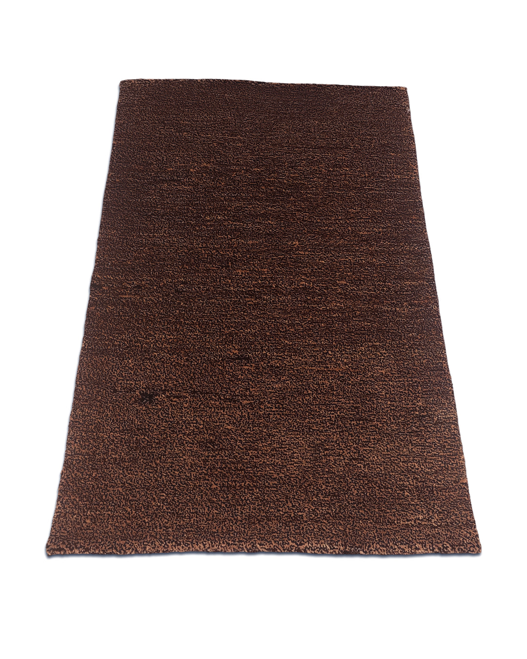 Chestnut Brown Gabbeh, Hand-Knotted Afghan Wool Rug