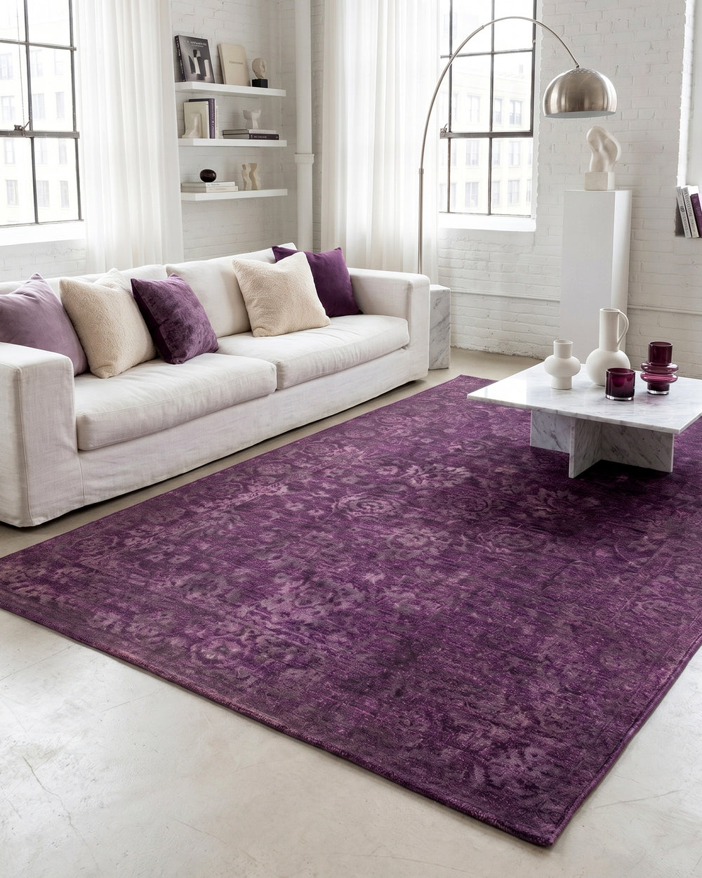 Purple Gabbeh Rug #color_purple