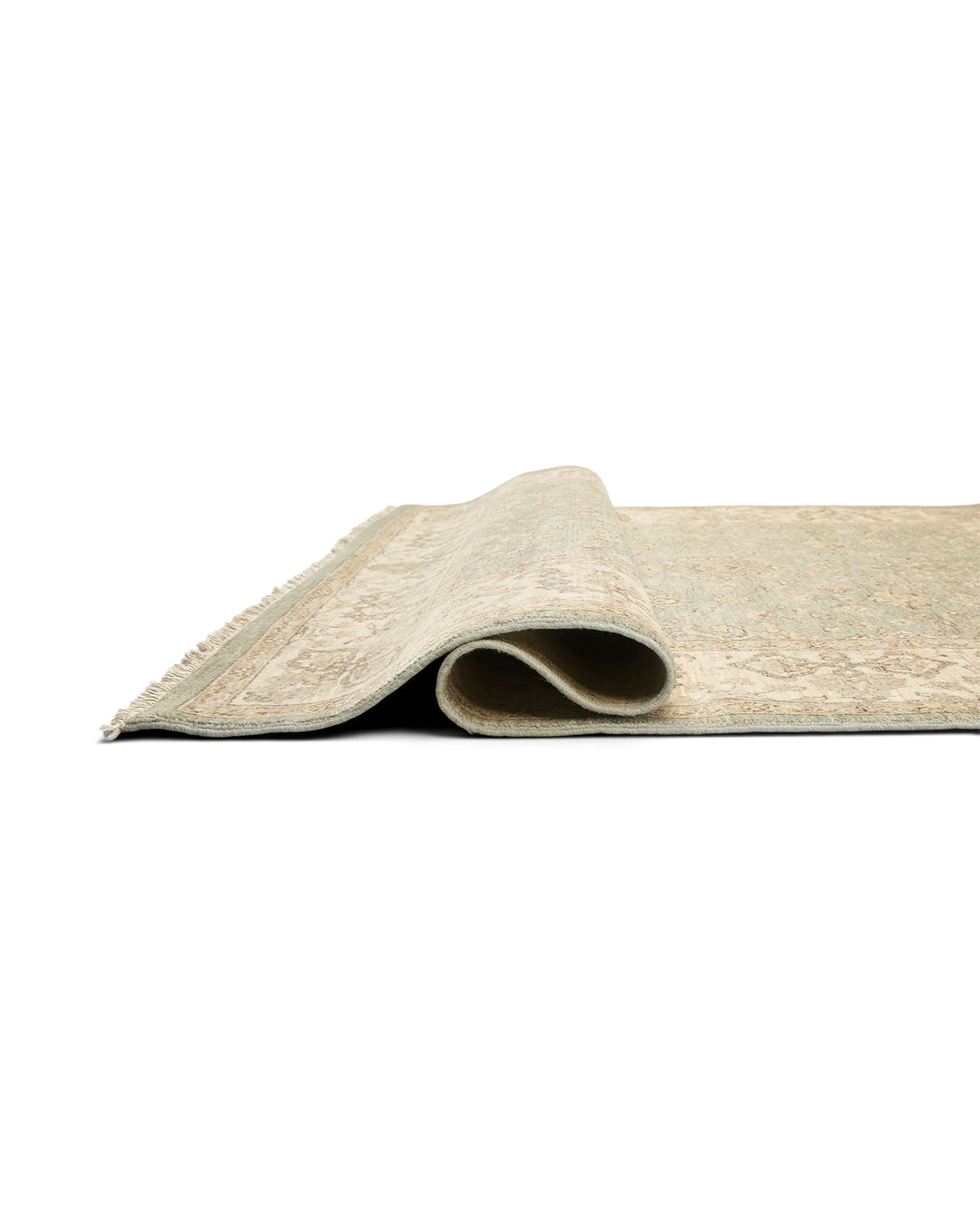 Sage Garden Gabbeh, Hand-Knotted Afghan Wool Rug