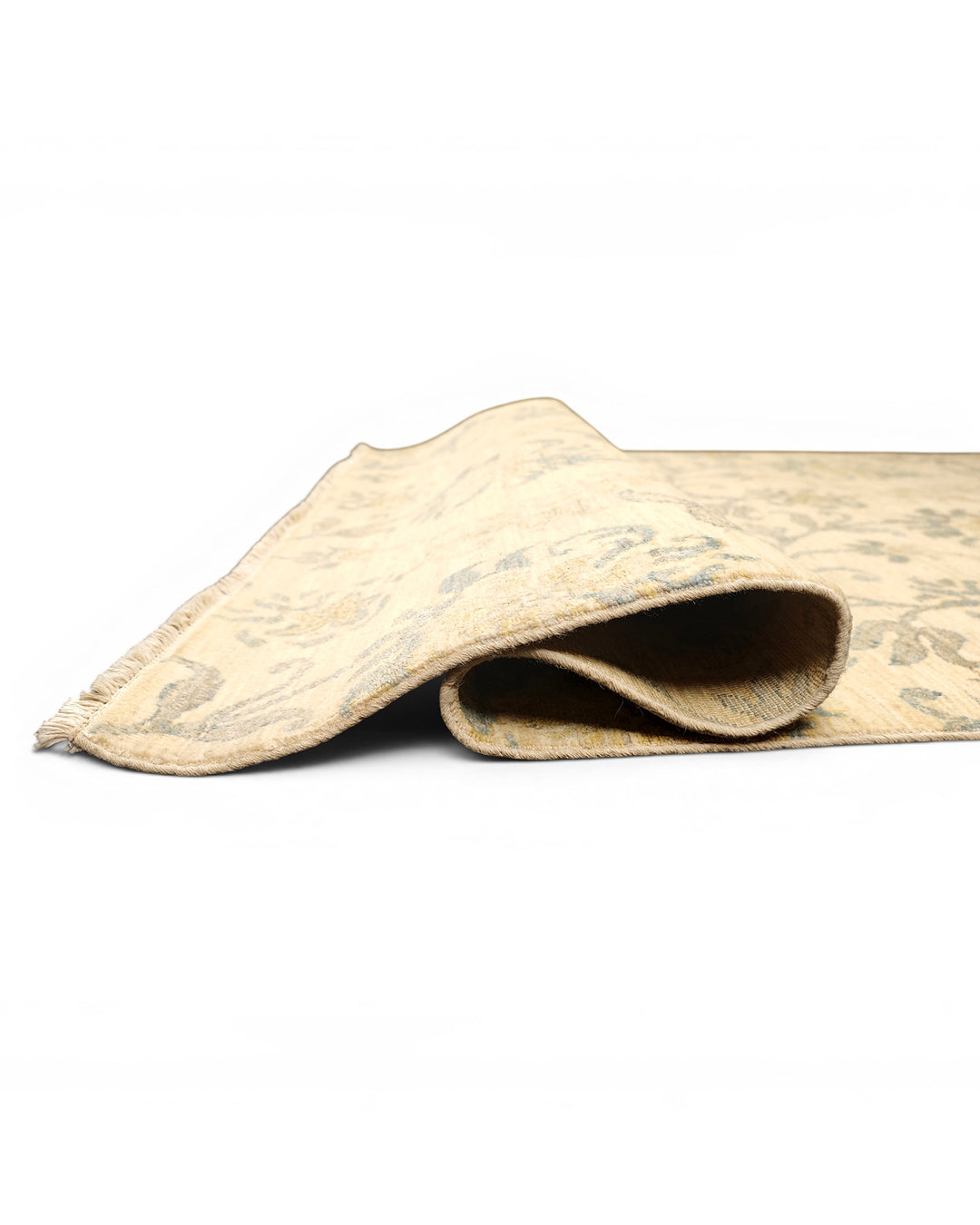 Willow Vine Gabbeh, Hand-Knotted Afghan Wool Rug