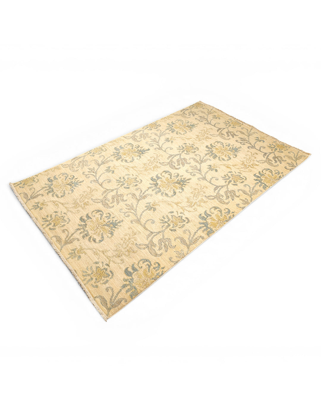 Willow Vine Gabbeh, Hand-Knotted Afghan Wool Rug