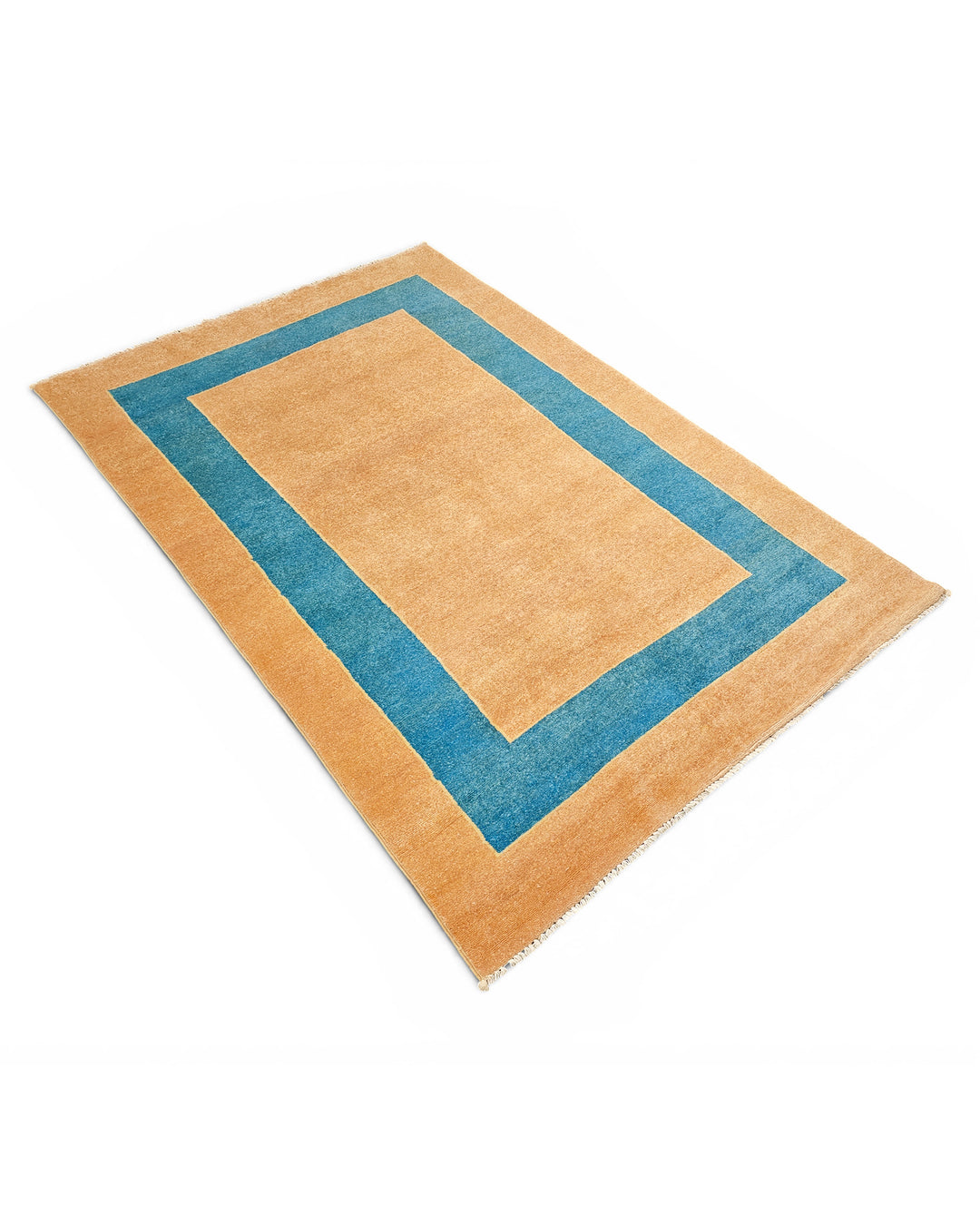 Peacock Gabbeh, Hand-Knotted Afghan Wool Rug