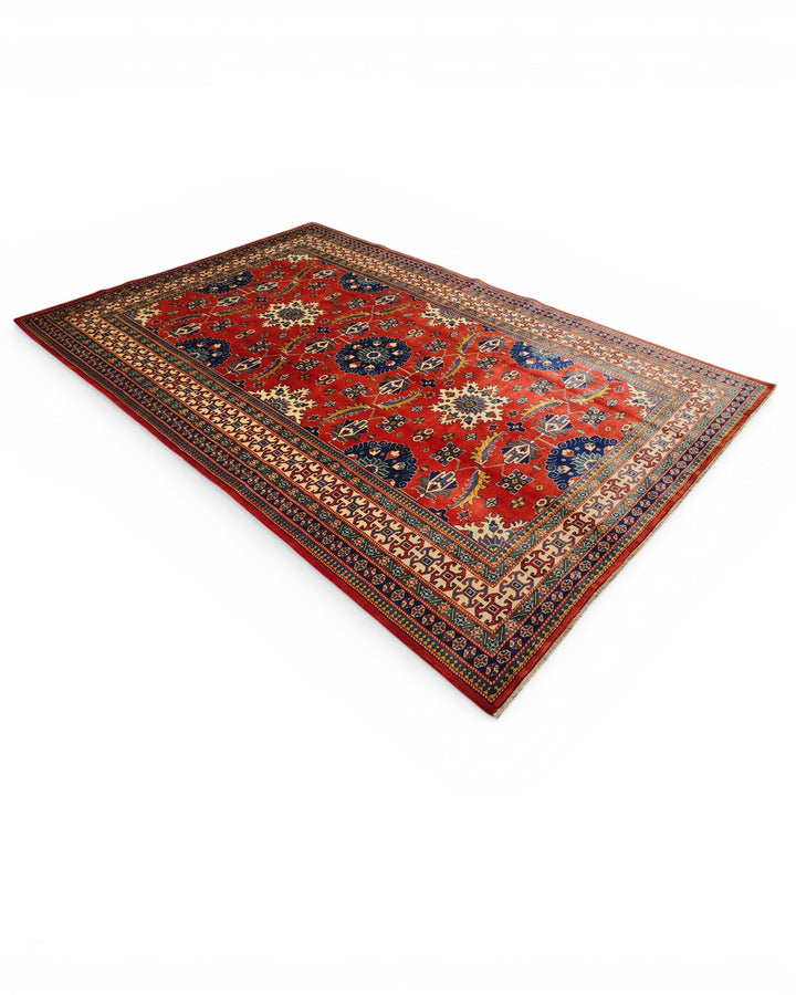 Brown Afghani Sherwan, Hand-Knotted Wool Rug