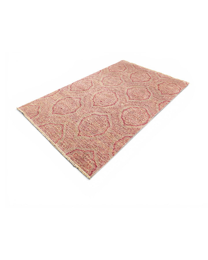 Blush Gabbeh, Hand-Knotted Afghan Wool Rug