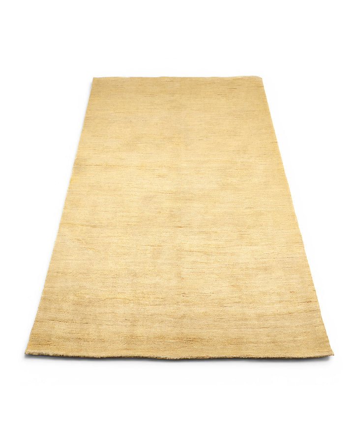 Natural Gabbeh, Hand-Knotted Afghan Wool Rug
