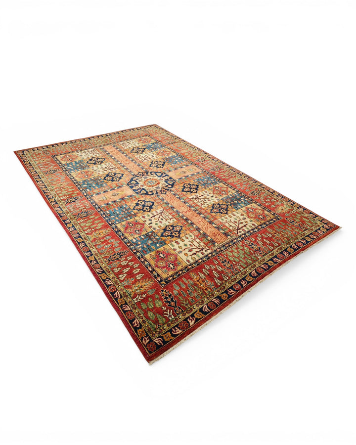 Multicolour Pakistani Bokhara, Hand-Knotted Wool Rug