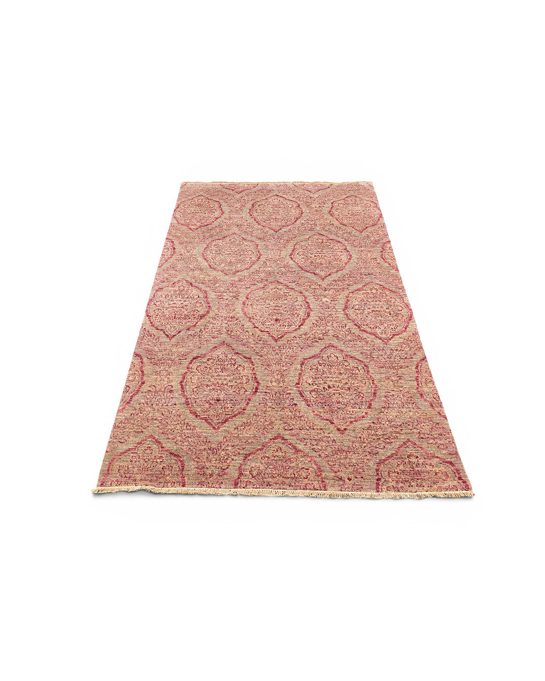 Blush Gabbeh, Hand-Knotted Afghan Wool Rug