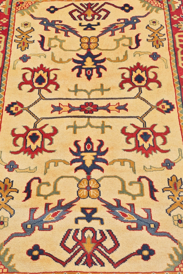 Cream Palmette Kazak