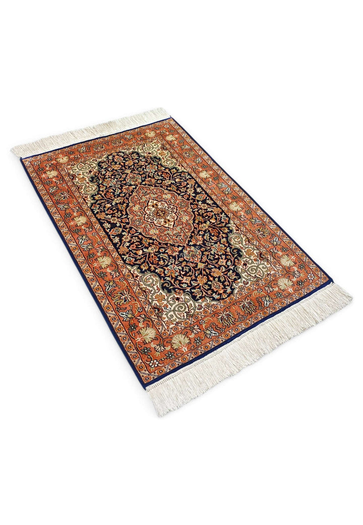 Navy Lobed Medallion