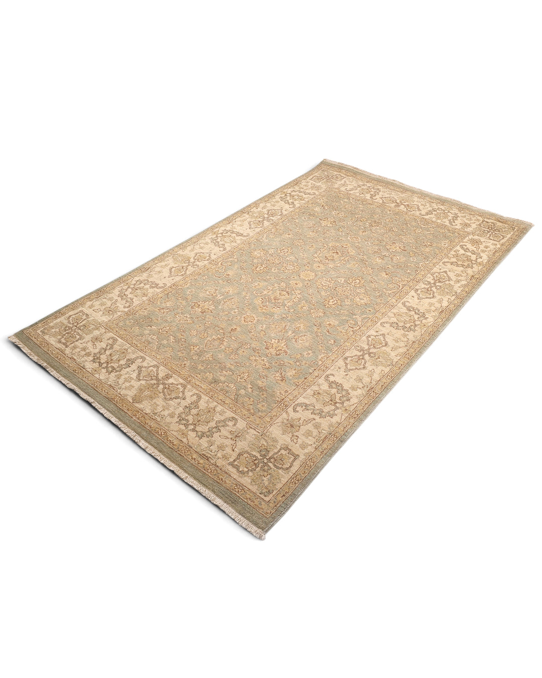Sage Garden Gabbeh, Hand-Knotted Afghan Wool Rug