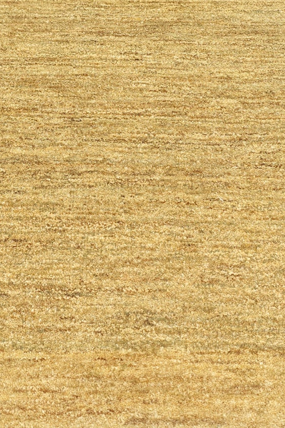 Honey Gold Gabbeh, Hand-Knotted Afghan Wool Rug