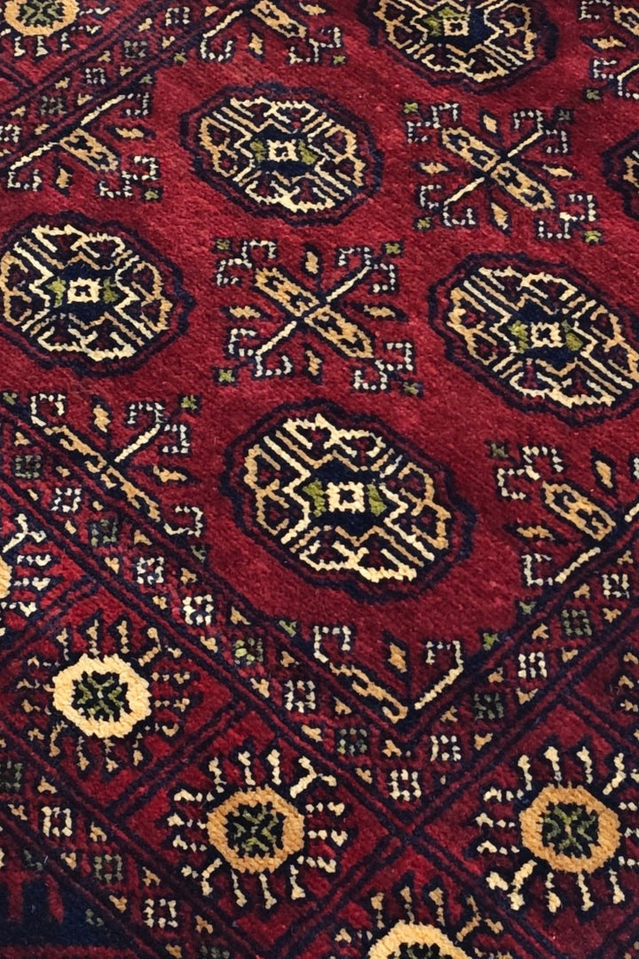 Burgundy Rosette Bokhara