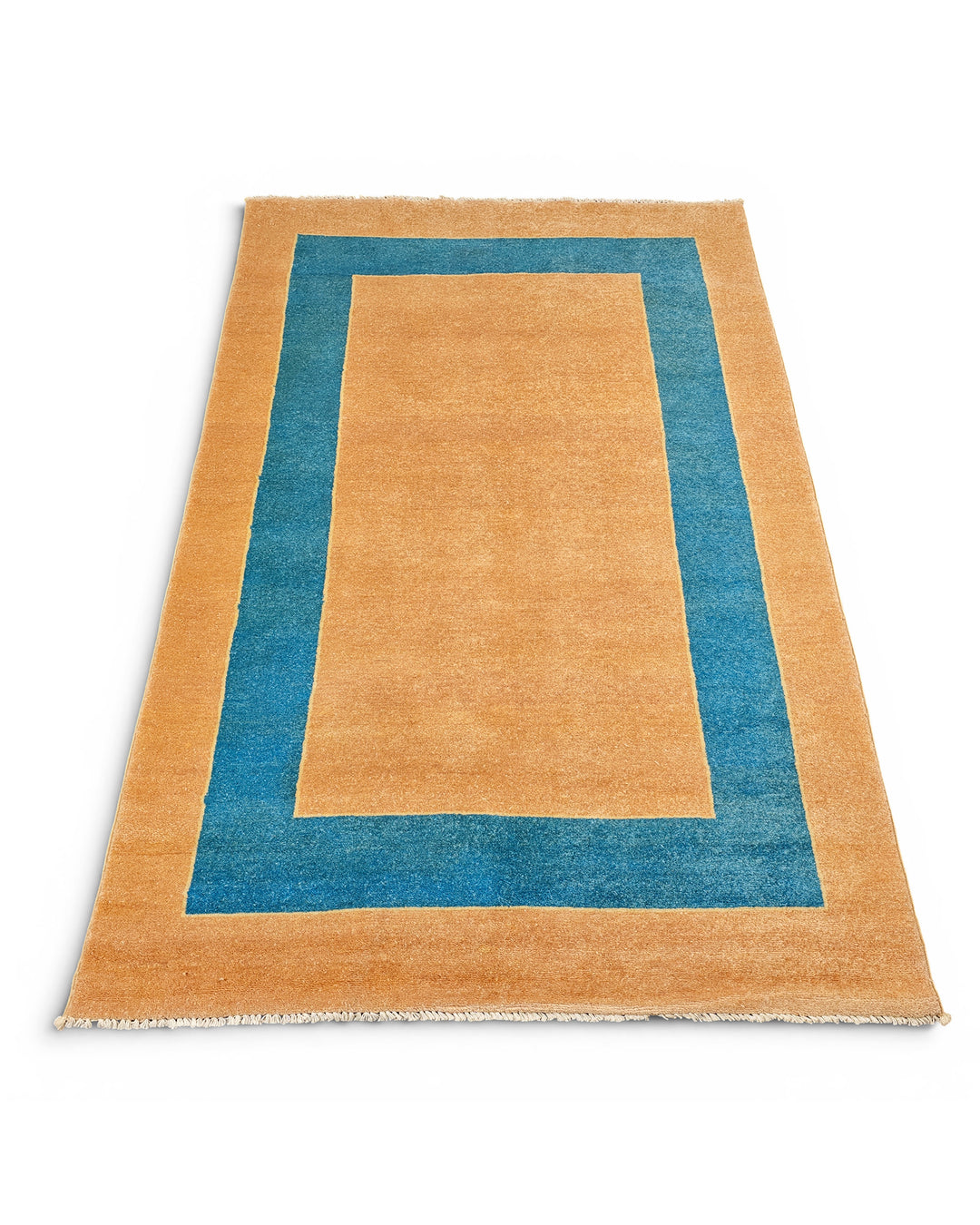 Peacock Gabbeh, Hand-Knotted Afghan Wool Rug