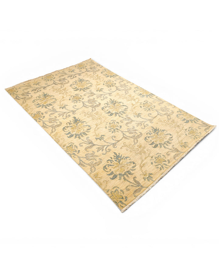 Willow Vine Gabbeh, Hand-Knotted Afghan Wool Rug