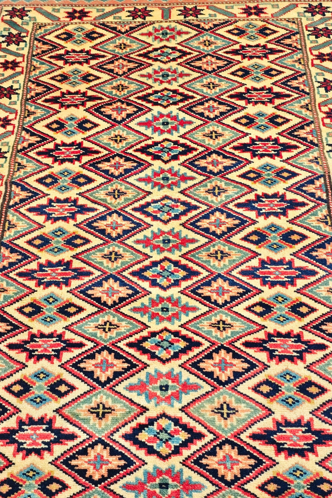 Cream Lattice Kazak