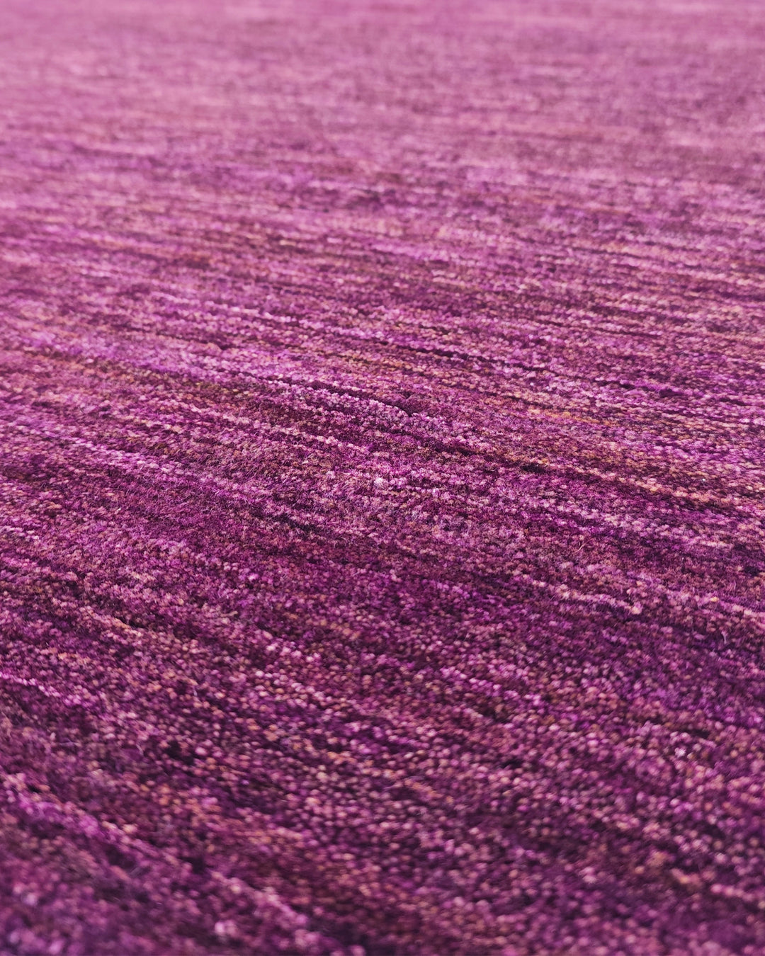 Mulberry Gabbeh, Hand-Knotted Afghan Wool Rug