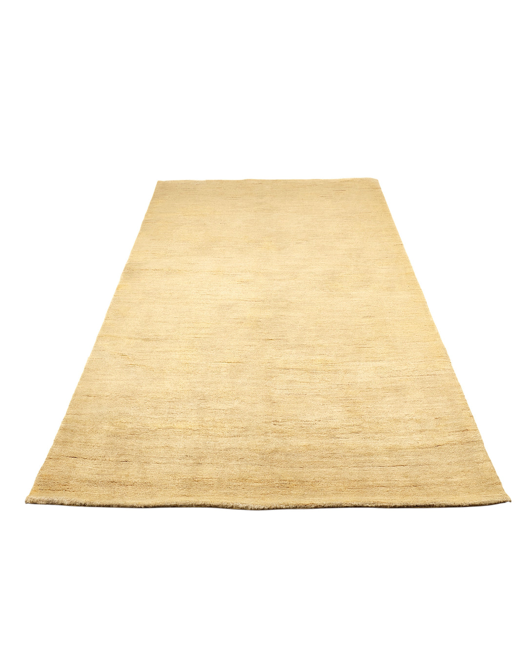 Natural Gabbeh, Hand-Knotted Afghan Wool Rug