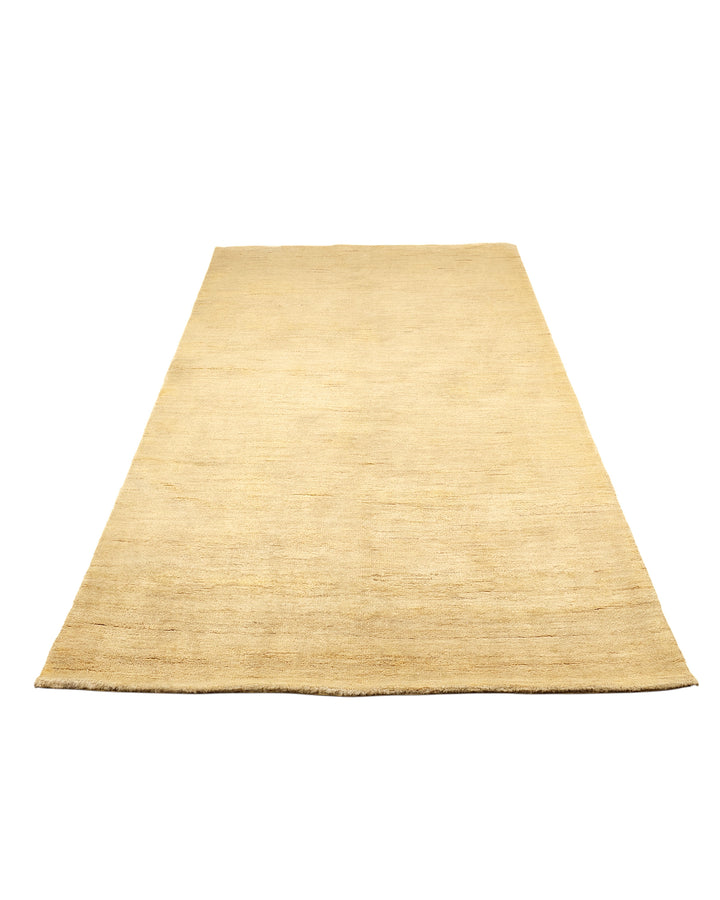 Natural Gabbeh, Hand-Knotted Afghan Wool Rug