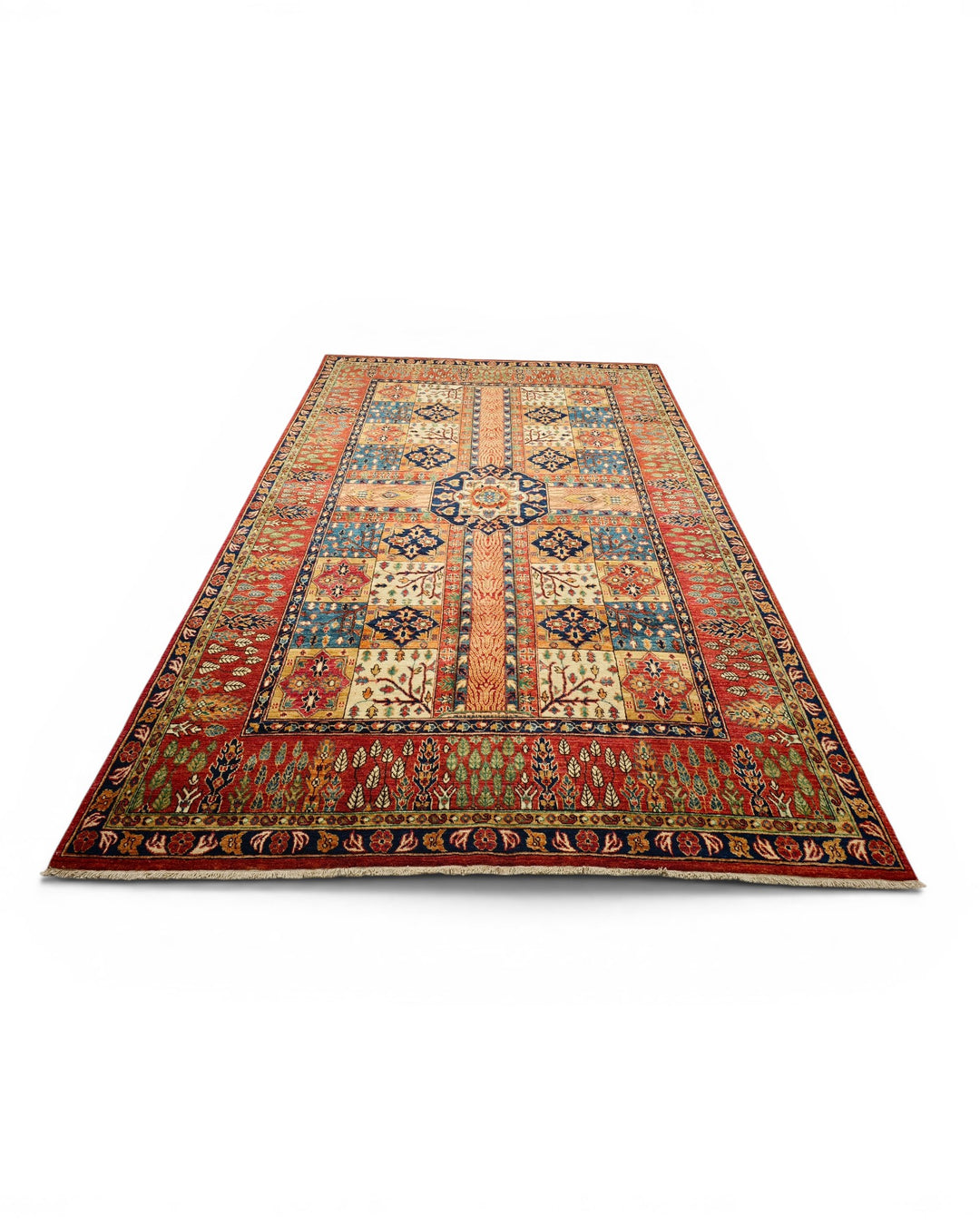 Multicolour Pakistani Bokhara, Hand-Knotted Wool Rug
