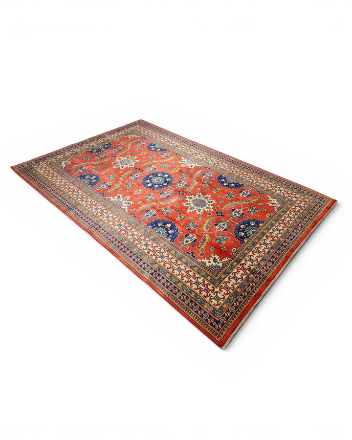 Brown Afghani Sherwan, Hand-Knotted Wool Rug