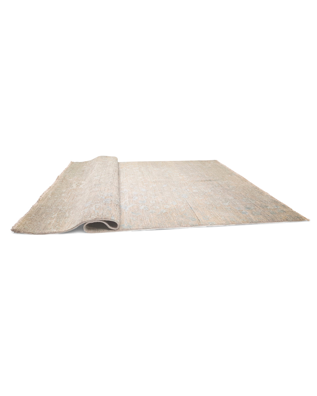 Sea Mist Gabbeh, Hand-Knotted Afghan Wool &amp; Silk Rug