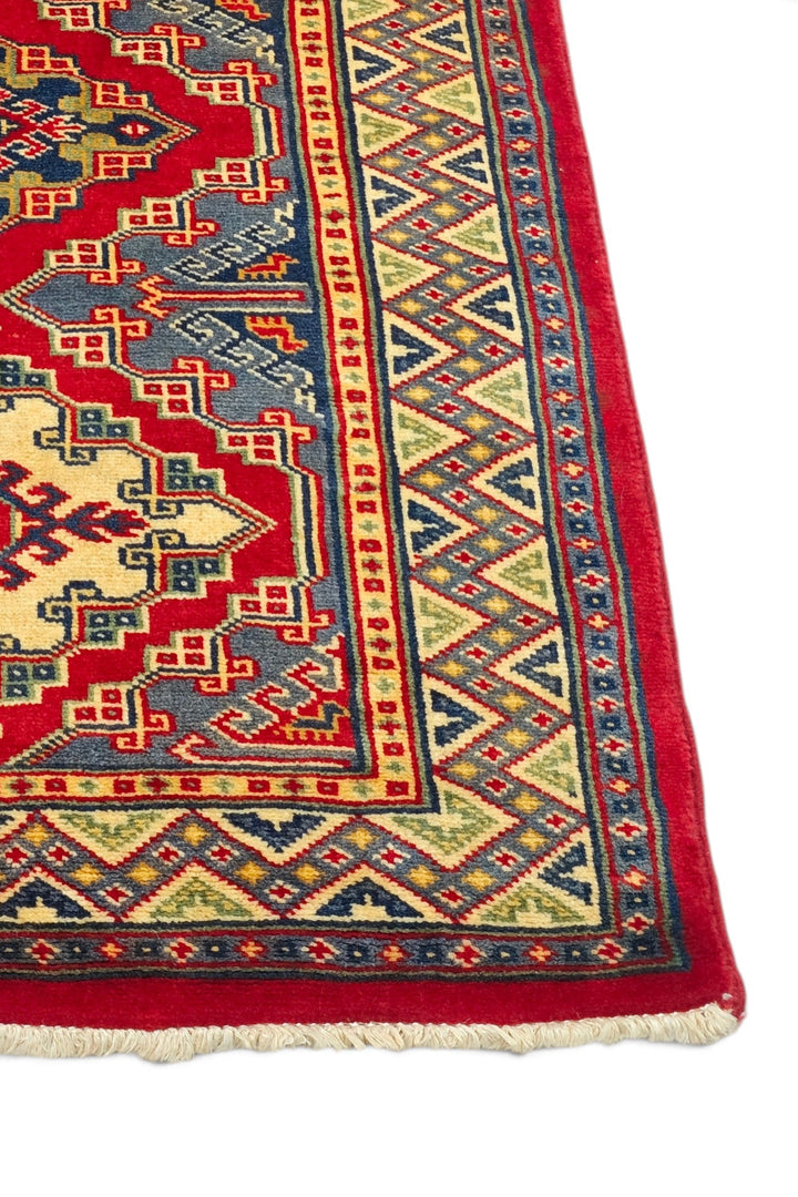 Red Triple Medallion Kazak