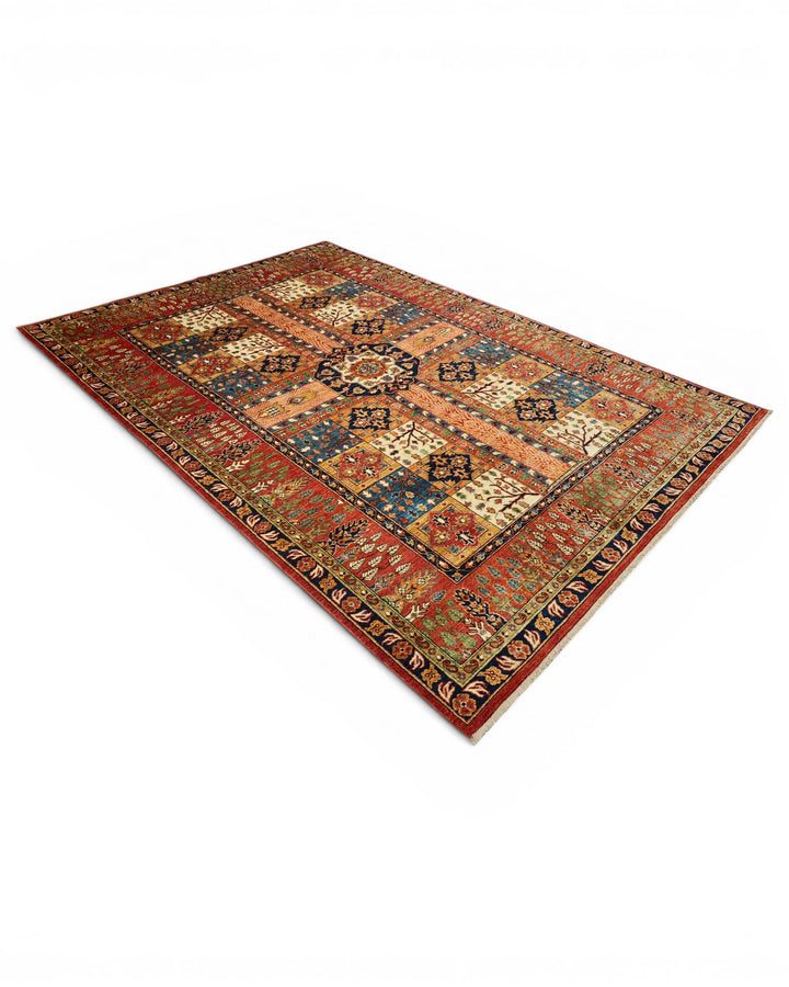 Multicolour Pakistani Bokhara, Hand-Knotted Wool Rug