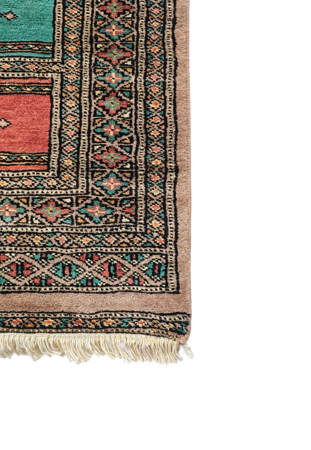 Camel Saf Multi-Niche Prayer Rug, Hand-Knotted Wool