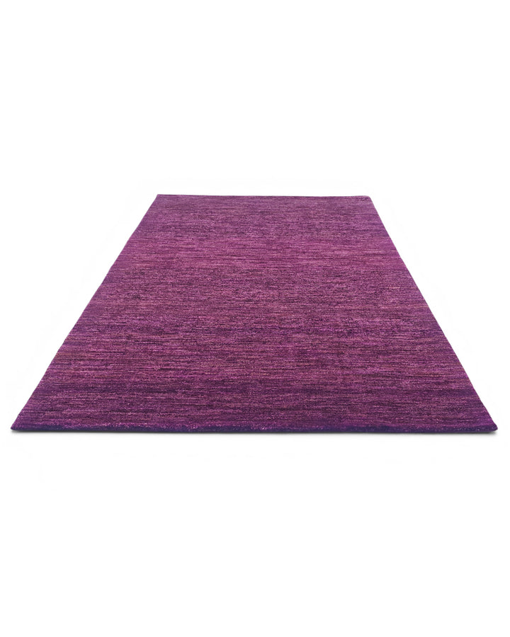 Mulberry Gabbeh, Hand-Knotted Afghan Wool Rug