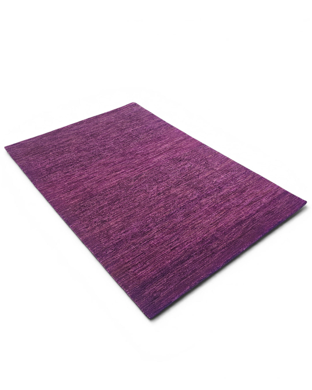Mulberry Gabbeh, Hand-Knotted Afghan Wool Rug