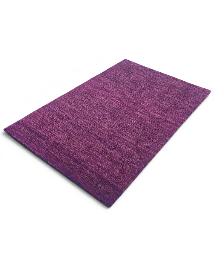 Mulberry Gabbeh, Hand-Knotted Afghan Wool Rug