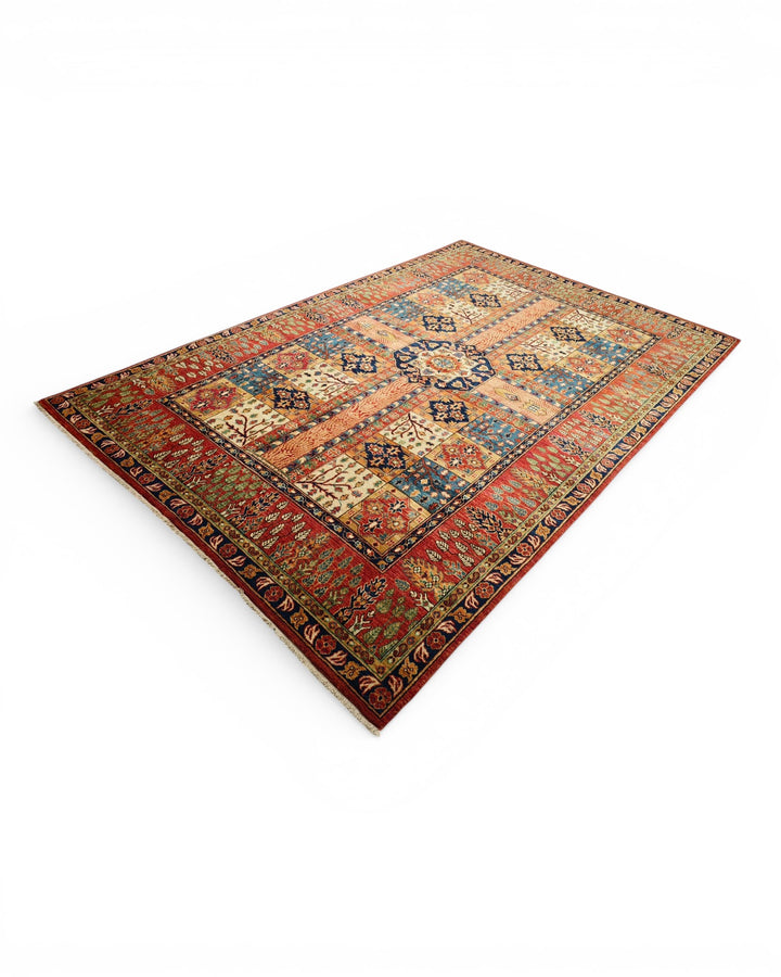 Multicolour Pakistani Bokhara, Hand-Knotted Wool Rug