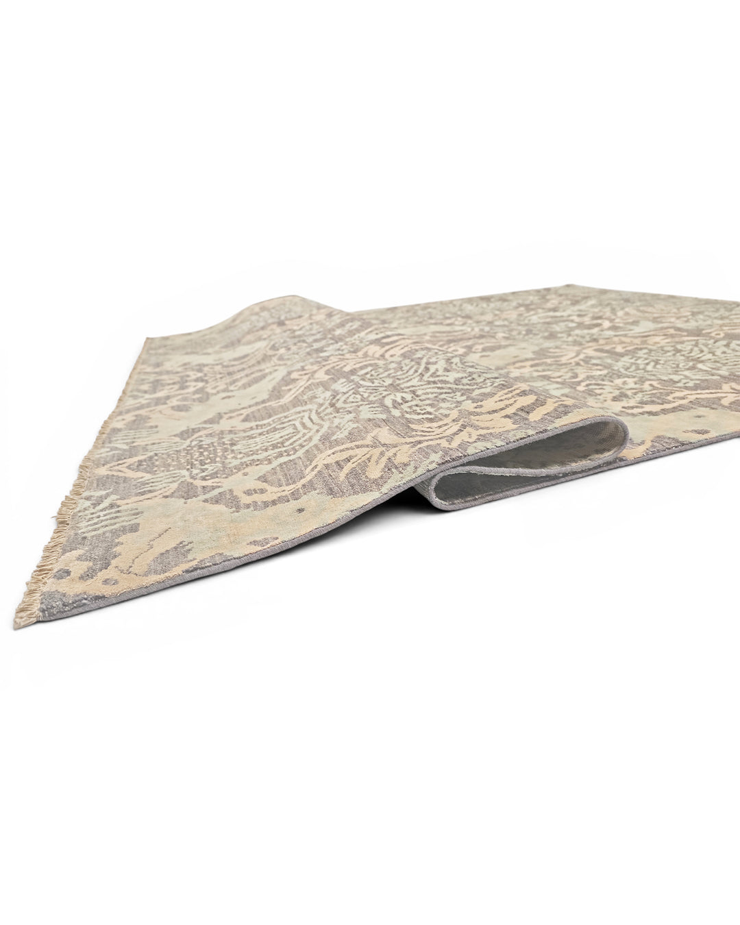 Driftwood Gabbeh, Hand-Knotted Afghan Wool &amp; Silk Rug