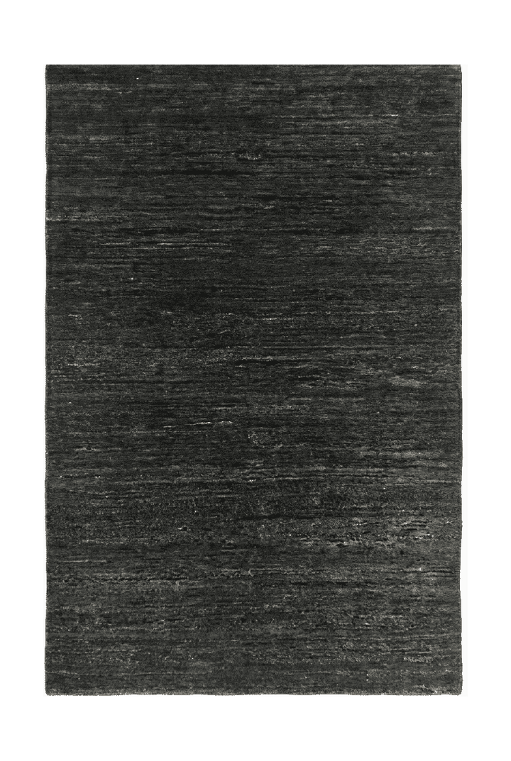 フォレストグリーンのギャッベ（無地） 64×95cm・玄関マットの手織りウールラグ